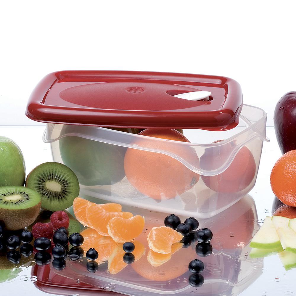 BAMA CONTENITORE FRESKA 4pz BAMA CASA CUCINA ALIMENTI BOX CON VALVOLA CIBO CHIUSO 