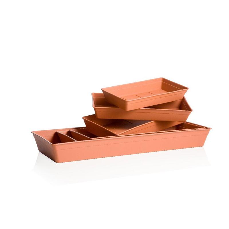 Rectangular saucers