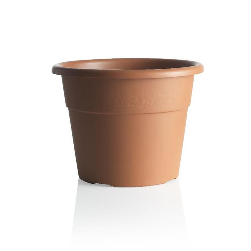 Vaso terra d25 terracotta 30085 giardino bama piante fiori terrazzo balcone