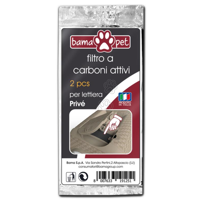 FILTRI LETTIERA GATTO SET 2PZ, Bama Pet