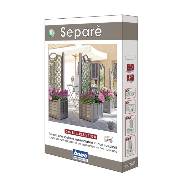 SEPARE' FLOWER BOX WITH ESPALIER