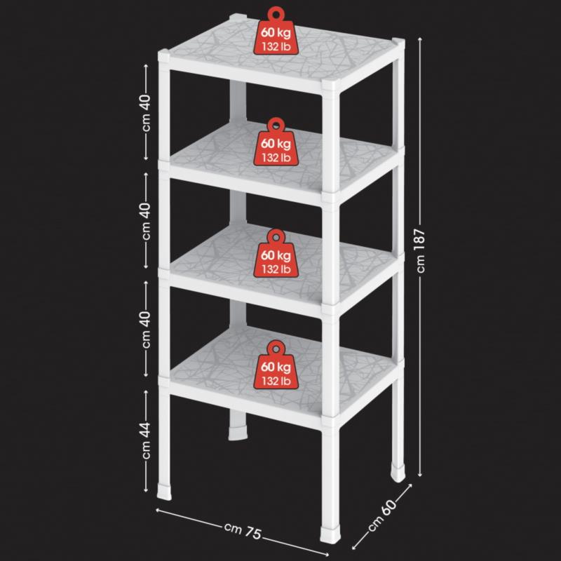 SCAFFALE 4° PIANO