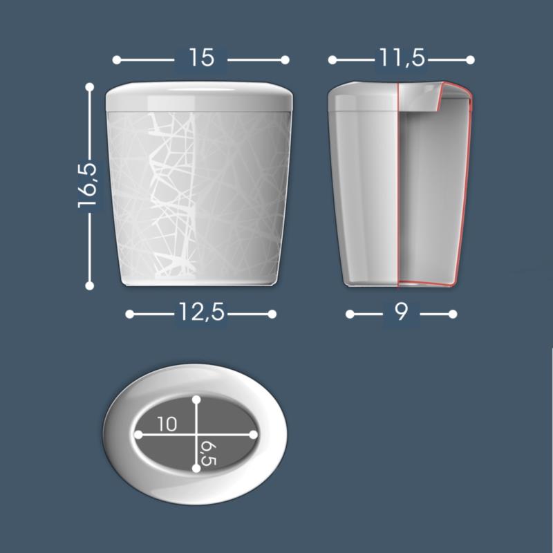 TABLE BIN MULTI-PURPOSE CONTAINER LT.1,5