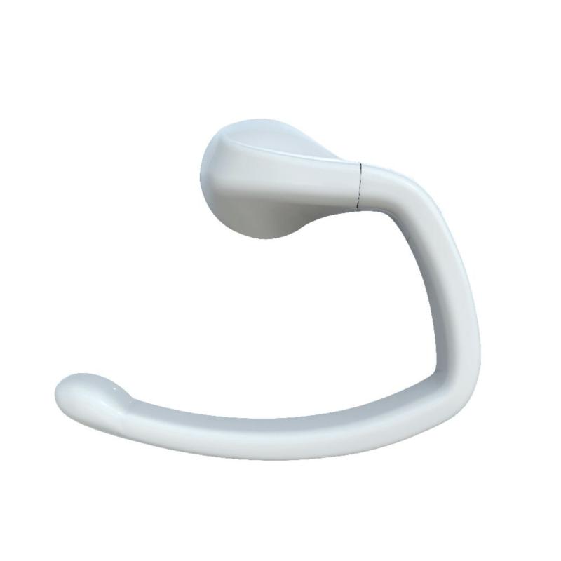 WHITE TOWEL HOLDER (WITH SCREW), Bathroom BamaGroup