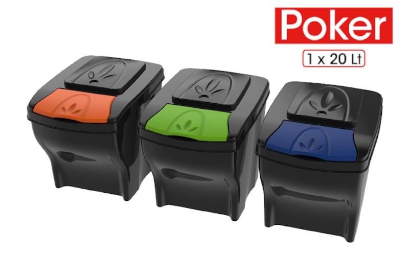 Poker dustbin 1 Pcs