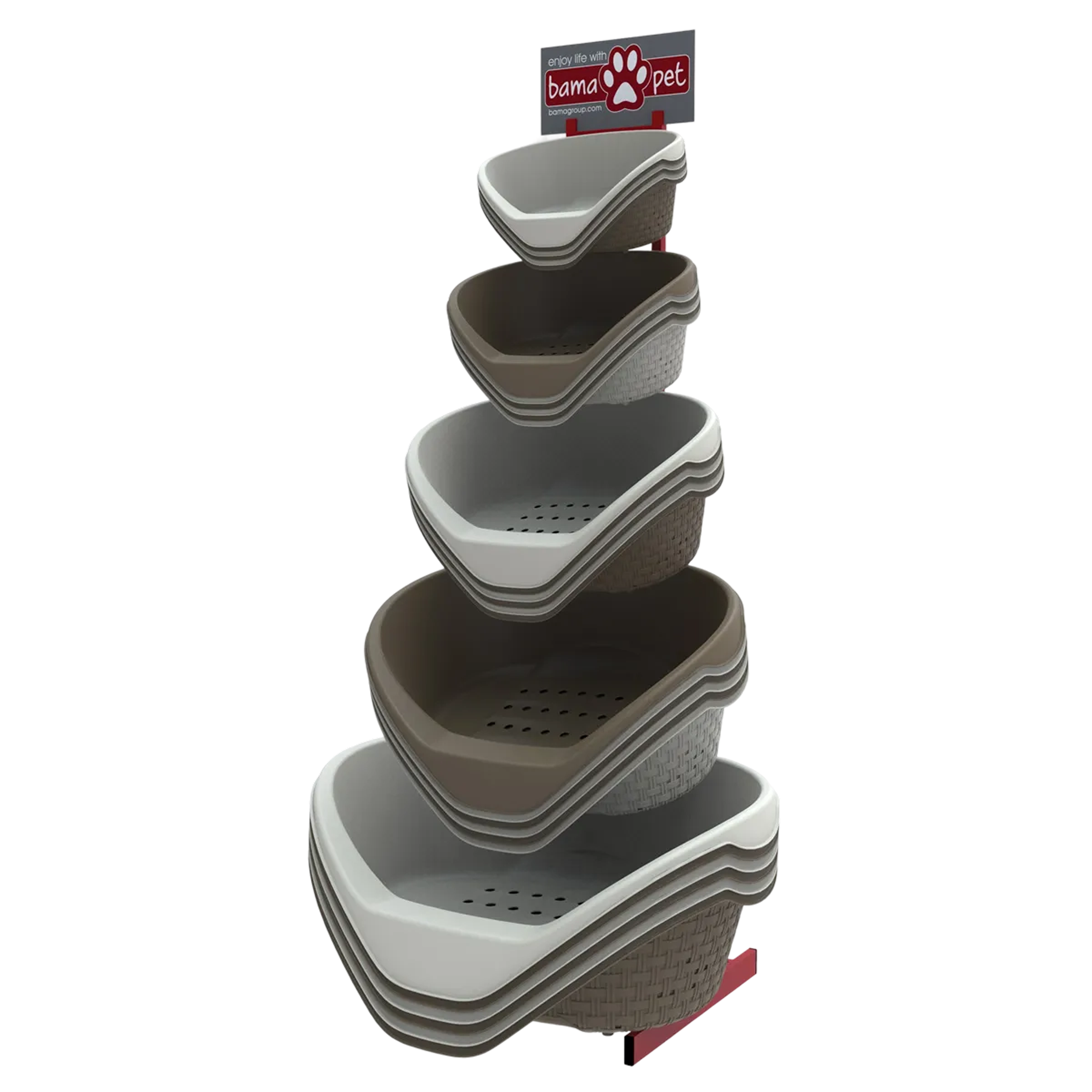 espositore lettini per cani