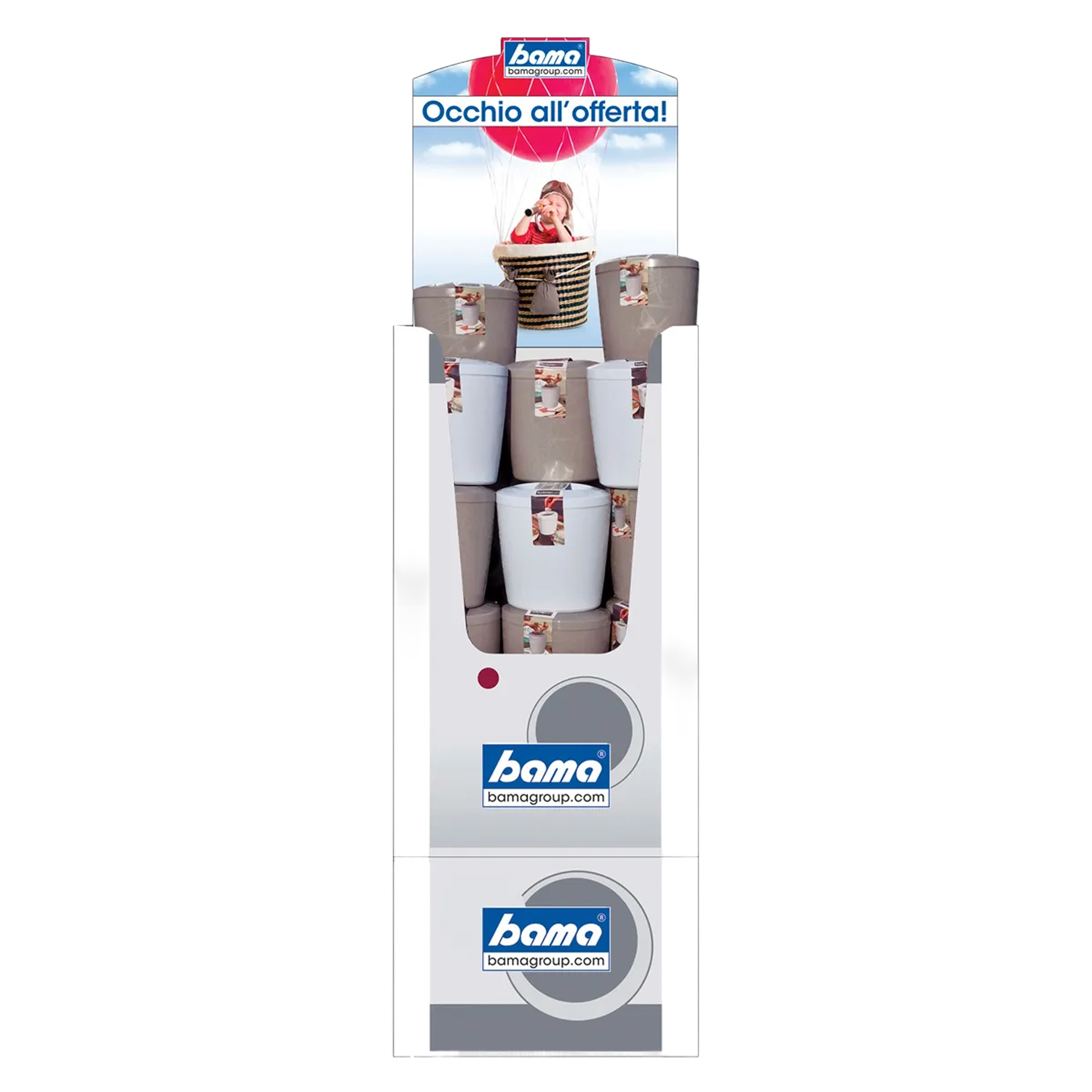 espositore pattumiera da tavolo table bin