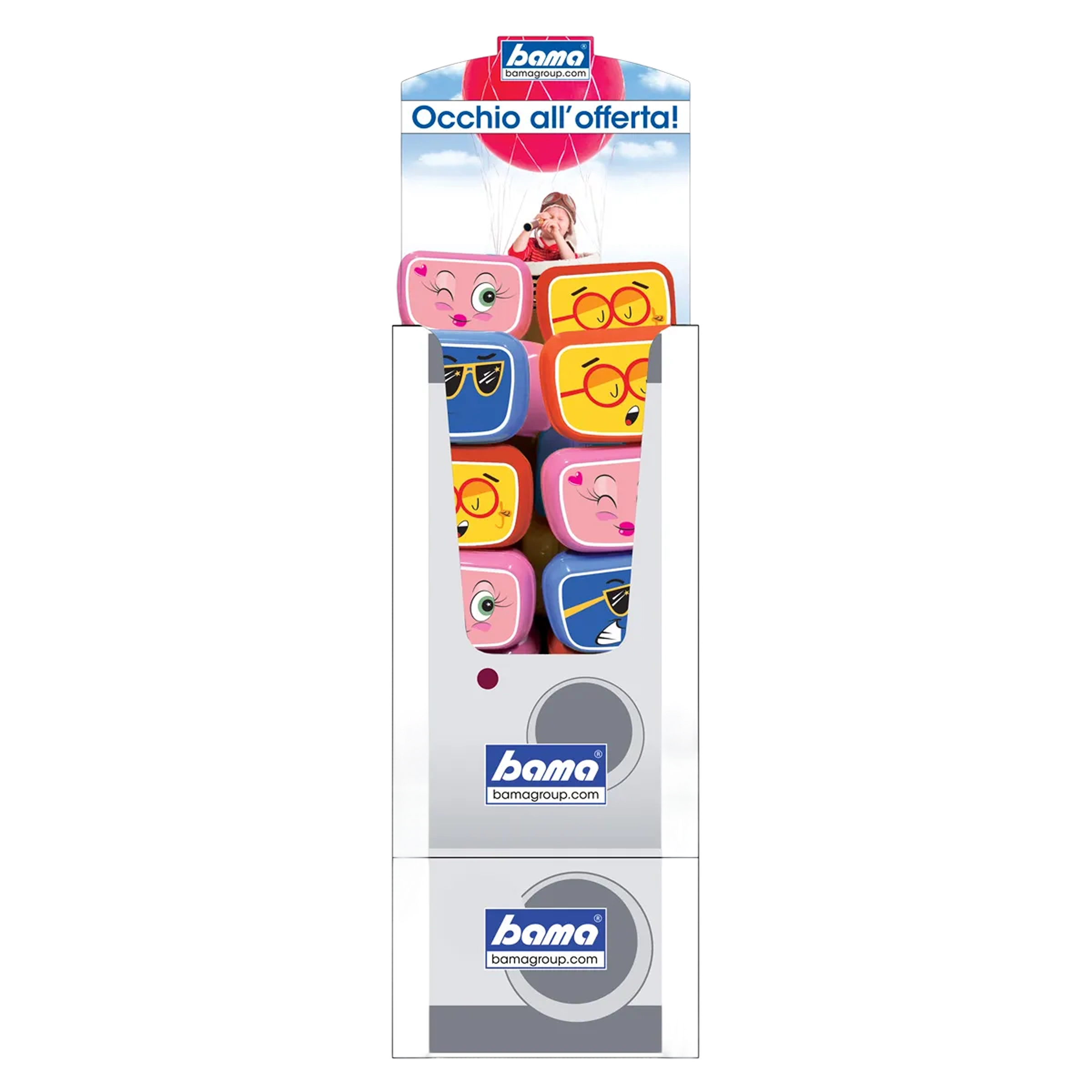 espositore porta merende humor