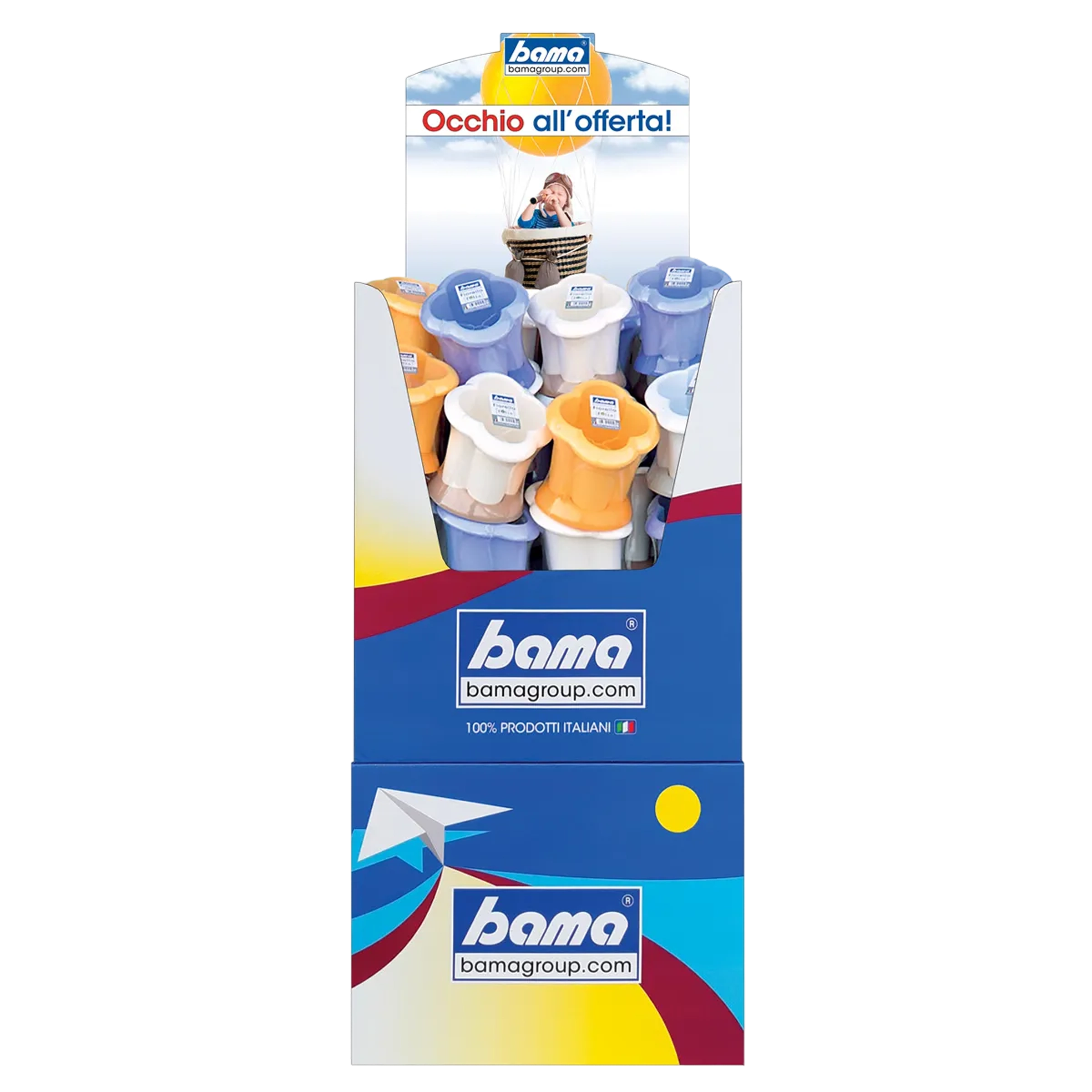 espositore scolaposate in plastica fiorello