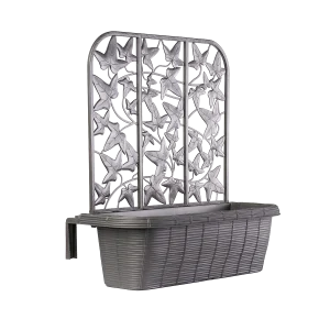 fioriere da ringhiera con spalliera Rondine Privacy