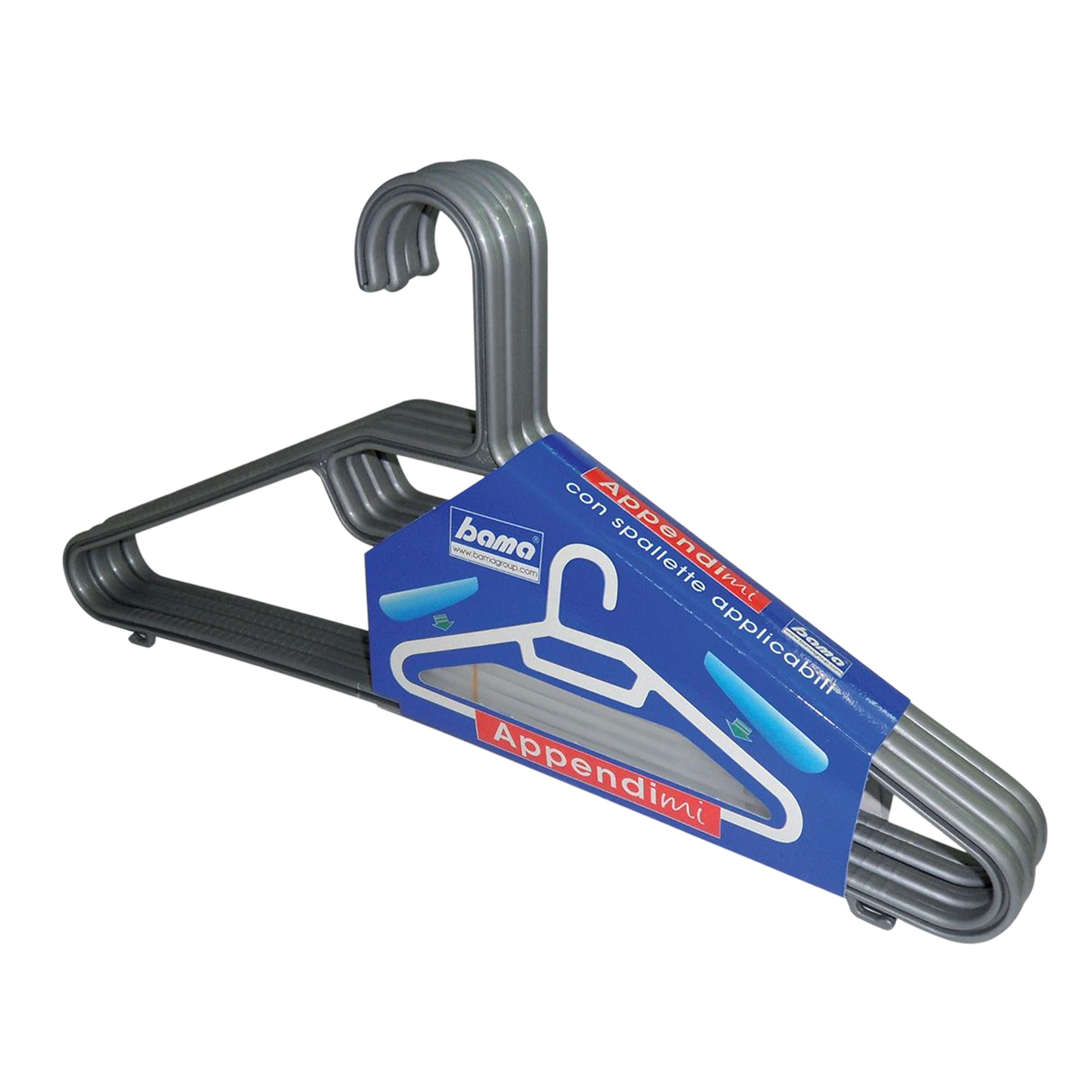 Set Di 30 Grucce Appendiabiti In Metallo Blu Scuro 40 Cm - Antiscivolo, Sottili E Salvaspazio