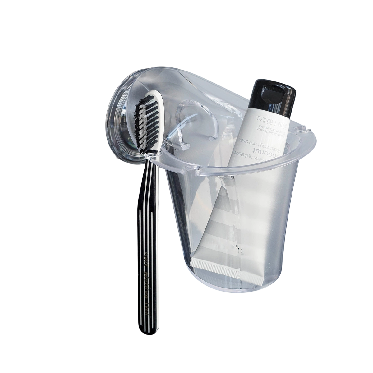 Tappeto Doccia Antiscivolo Bama 53x53 Cm | Quadrato In Gomma Con Ventose, Profumato Alla Pesca, Antimuffa, Sicuro E Pratico Per Box Doccia