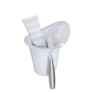 portaspazzolini da muro white collection