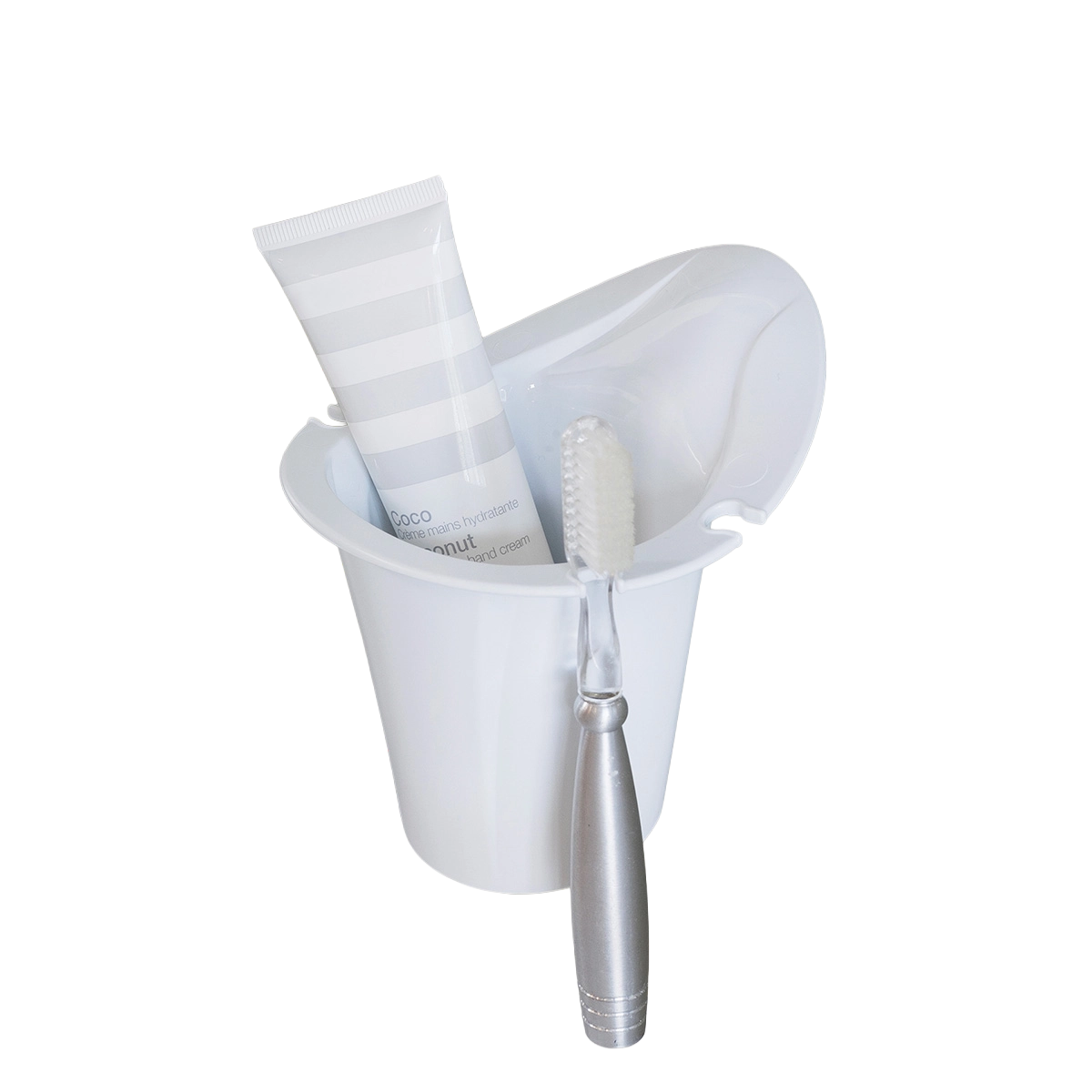 portaspazzolini da muro white collection