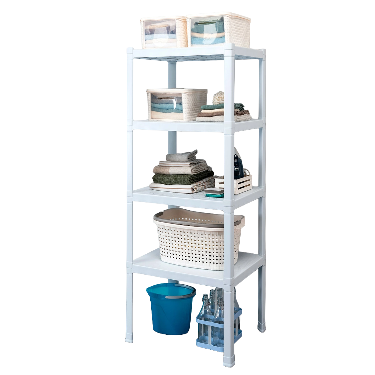 scaffale plastica componibile