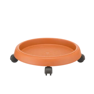 sottovasi rotondi con ruote