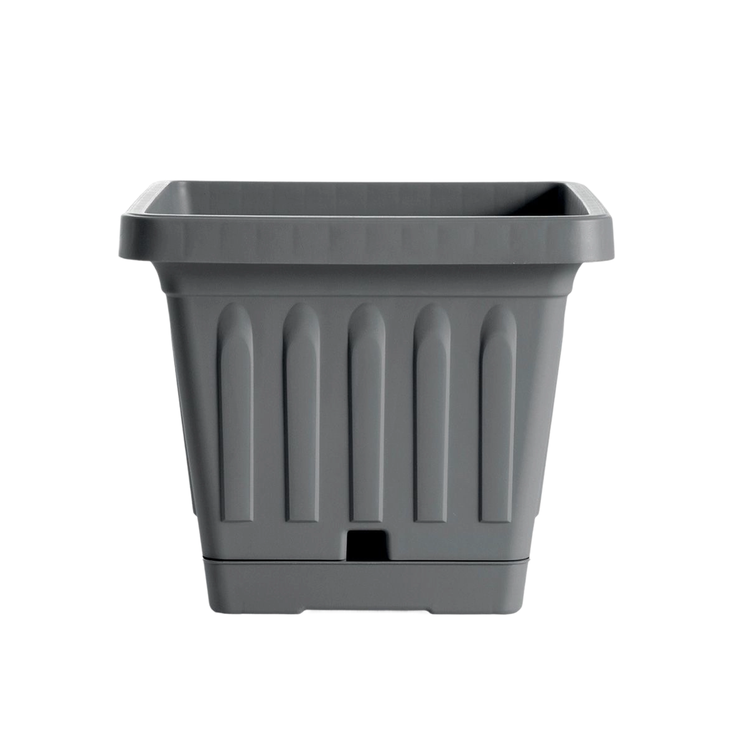 vasi quadrati in plastica Terra