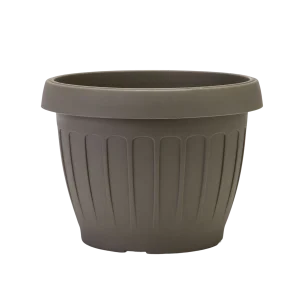 vasi tondi in plastica linea Terra