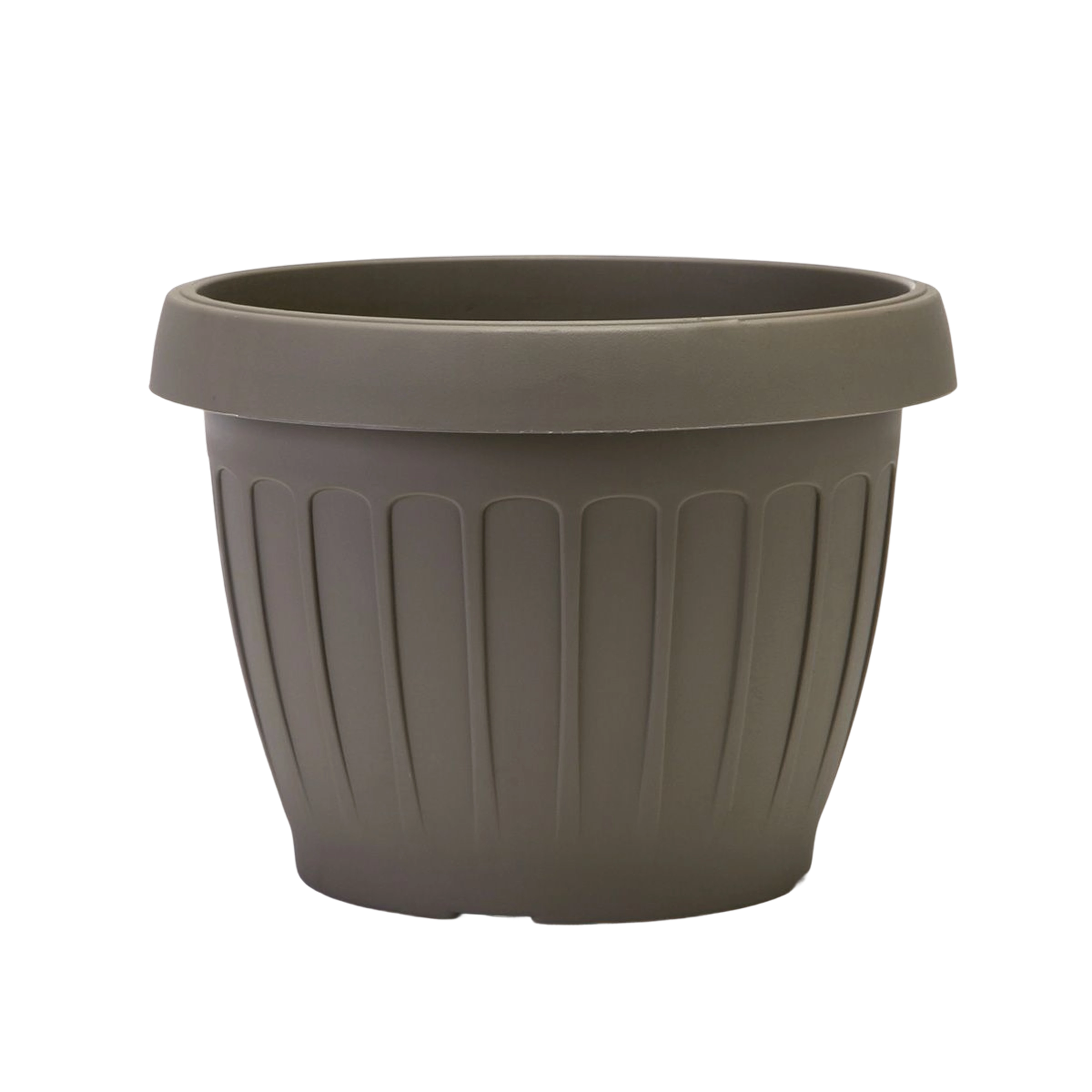 vasi tondi in plastica linea Terra