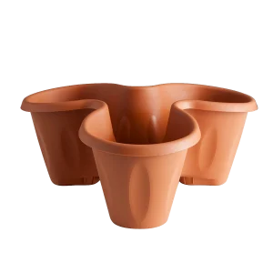 vaso impilabile plastica Trifoglio maxi