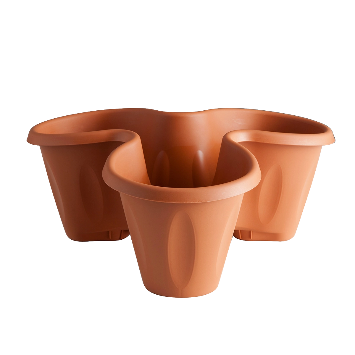 vaso impilabile plastica Trifoglio maxi